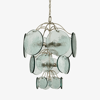 Aurora Lustre en Verre Disc Moderne