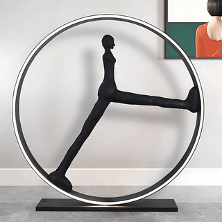 Cyra Sculpture Indoor Floor Lamp-Neutral Decor