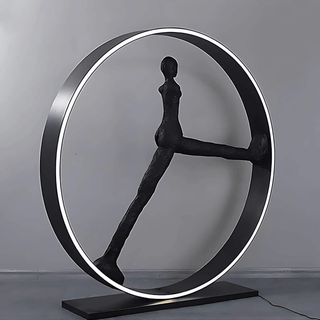 Cyra Sculpture Indoor Floor Lamp-Neutral Decor