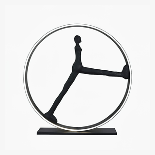 Cyra Sculpture Indoor Floor Lamp-Neutral Decor