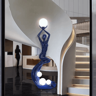 Muse Modern Sculpture Floor Lamp-Neutral Decor