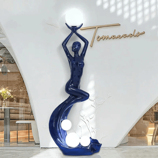 Muse Modern Sculpture Floor Lamp-Neutral Decor