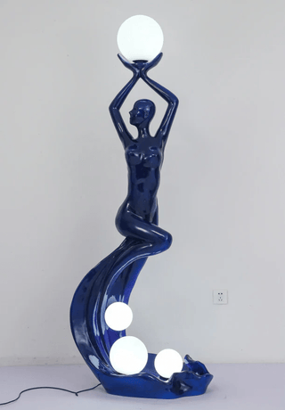 Muse Modern Sculpture Floor Lamp-Neutral Decor