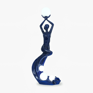 Muse Modern Sculpture Floor Lamp-Neutral Decor