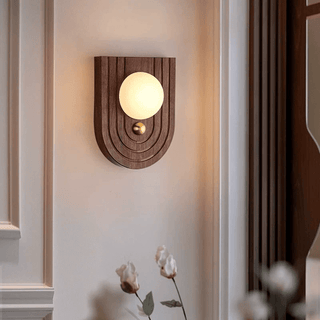 Orlin Applique Murale en Bois Albâtre