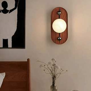 Orlin Applique Murale en Bois Albâtre