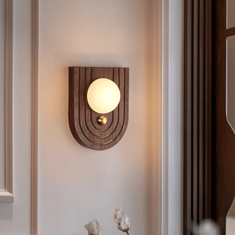 Orlin Applique Murale en Bois Albâtre