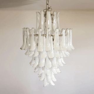 Dravina Glass Petals Pendant Lamp-Neutral Decor