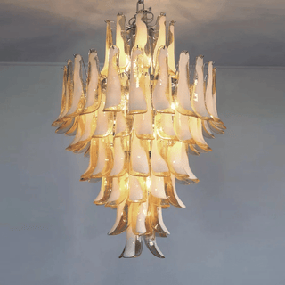 Dravina Glass Petals Pendant Lamp-Neutral Decor