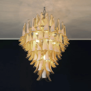 Dravina Glass Petals Pendant Lamp-Neutral Decor