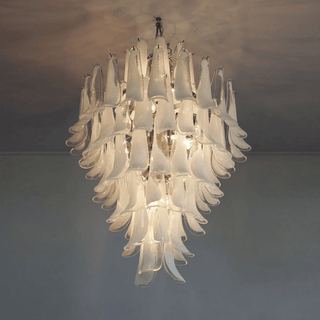 Dravina Glass Petals Pendant Lamp-Neutral Decor