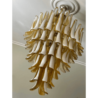 Dravina Glass Petals Pendant Lamp-Neutral Decor