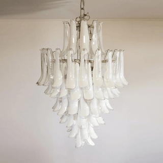 Dravina Glass Petals Pendant Lamp-Neutral Decor