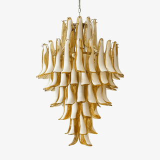 Dravina Glass Petals Pendant Lamp-Neutral Decor