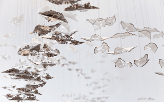 Leaf Twisted Sculptural Customize Chandelier-Neutral Decor