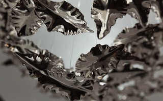 Leaf Twisted Sculptural Customize Chandelier-Neutral Decor