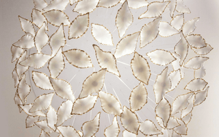 Leaf Twisted Sculptural Customize Chandelier-Neutral Decor