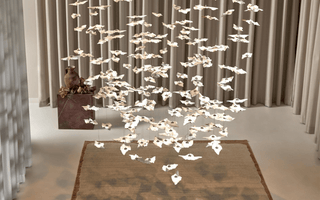 Leaf Twisted Sculptural Customize Chandelier-Neutral Decor