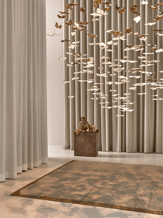 Leaf Twisted Sculptural Customize Chandelier-Neutral Decor