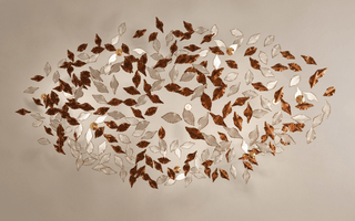 Leaf Twisted Sculptural Customize Chandelier-Neutral Decor