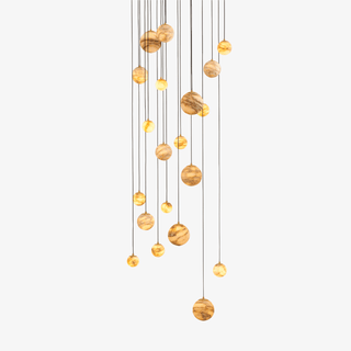 Sultana Alabaster Cluster Chandelier-Neutral Decor