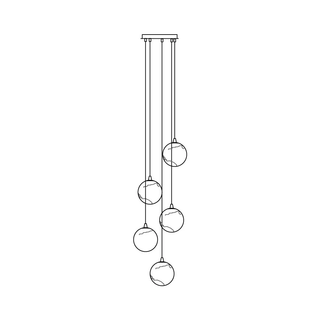 Sultana Alabaster Cluster Chandelier-Neutral Decor