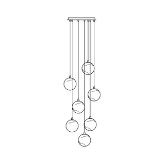 Sultana Alabaster Cluster Chandelier-Neutral Decor