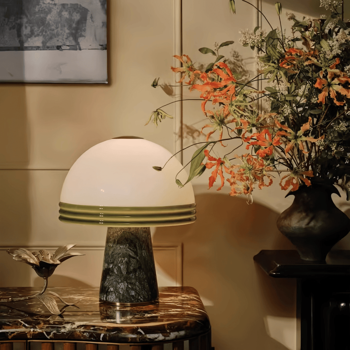 Miraraine Lampe de Table Dôme