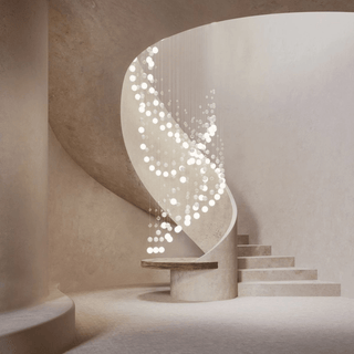 Pearl Curtain Customize Chandelier-Neutral Decor