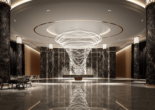 Pearl Curtain Customize Chandelier-Neutral Decor
