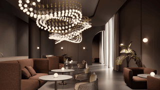 Pearl Curtain Customize Chandelier-Neutral Decor