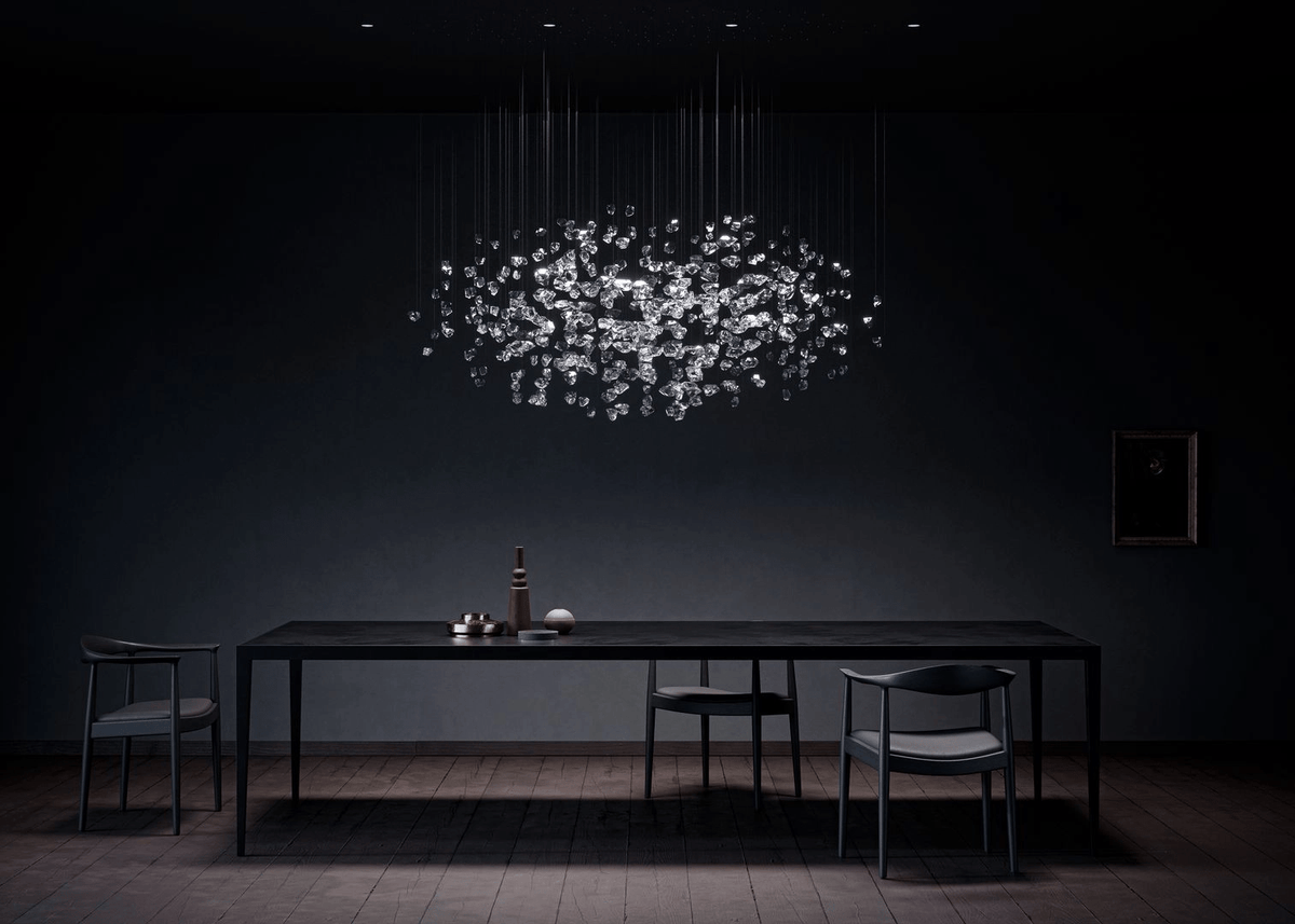 Raw Crystal Customize Chandelier-Neutral Decor