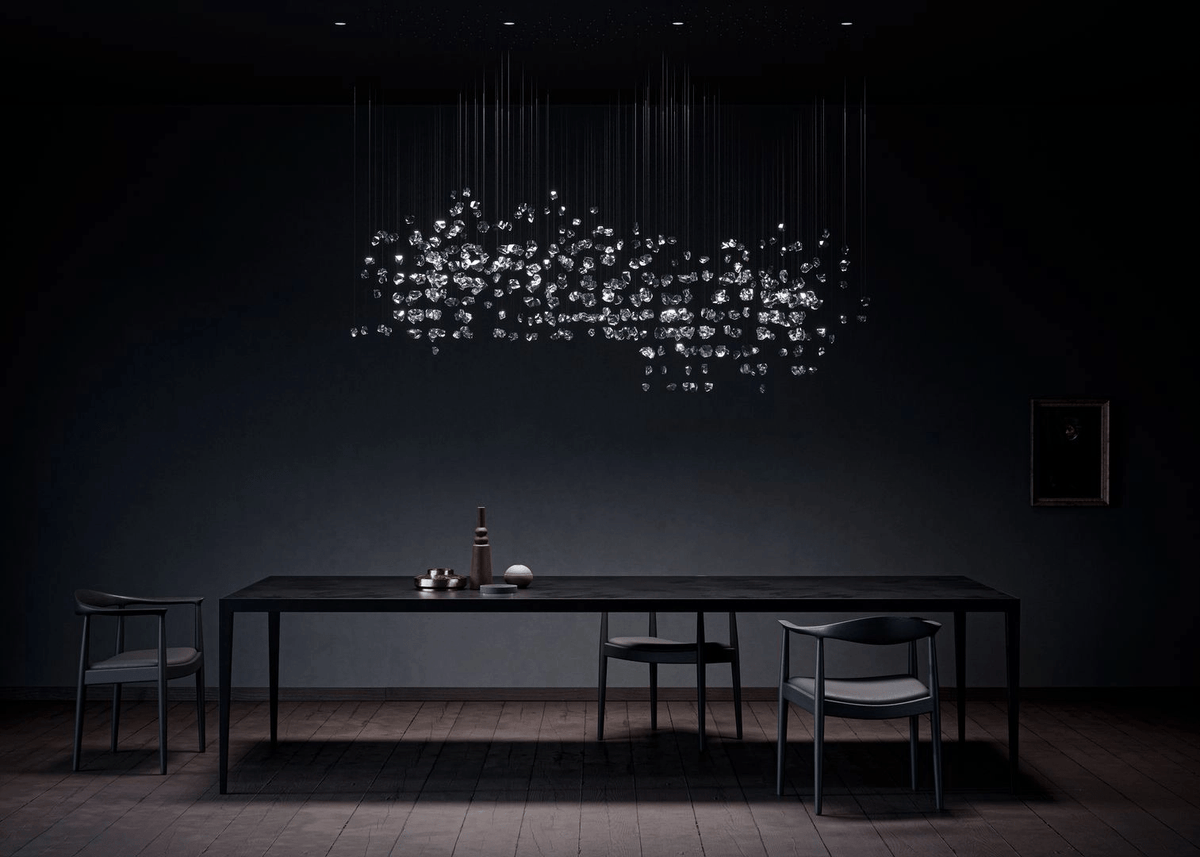 Raw Crystal Customize Chandelier-Neutral Decor