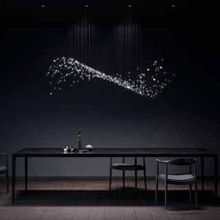 Raw Crystal Customize Chandelier-Neutral Decor