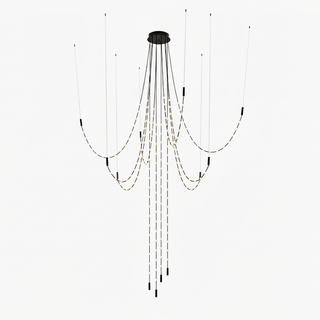 Multidot Chandelier-Neutral Decor