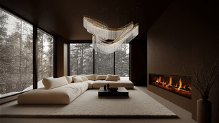 Rivella Cascade Fringe Chandelier-Neutral Decor