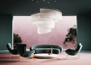 Rivella Cascade Fringe Chandelier-Neutral Decor