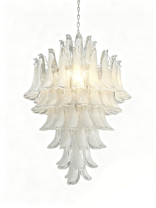 Dravina Glass Petals Pendant Lamp-Neutral Decor
