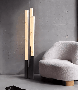 Callisto Alabaster Floor Lamp-Neutral Decor