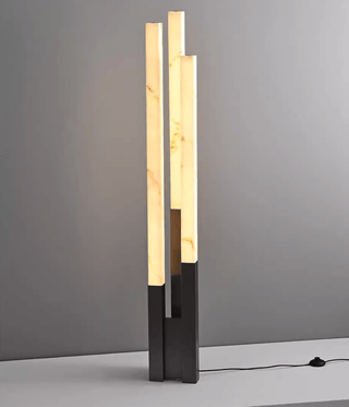 Callisto Alabaster Floor Lamp-Neutral Decor