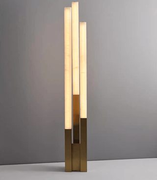 Callisto Alabaster Floor Lamp-Neutral Decor