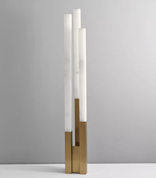 Callisto Alabaster Floor Lamp-Neutral Decor