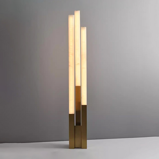 Callisto Alabaster Floor Lamp-Neutral Decor