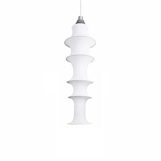 Tiered Column Pendant Light-Neutral Decor