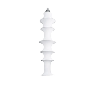 Tiered Column Pendant Light-Neutral Decor