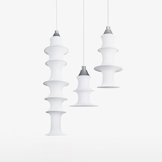 Tiered Column Pendant Light-Neutral Decor