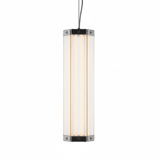 Hexagonal Glass Pendant Lamp-Neutral Decor
