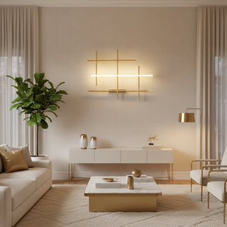 Geometric Linear Wall Lamp-Neutral Decor