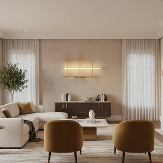 Geometric Linear Wall Lamp-Neutral Decor