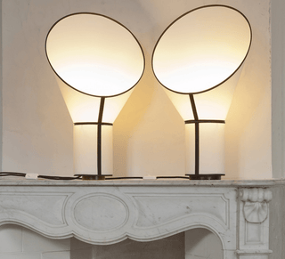 Artful Outline Table Lamp-Neutral Decor